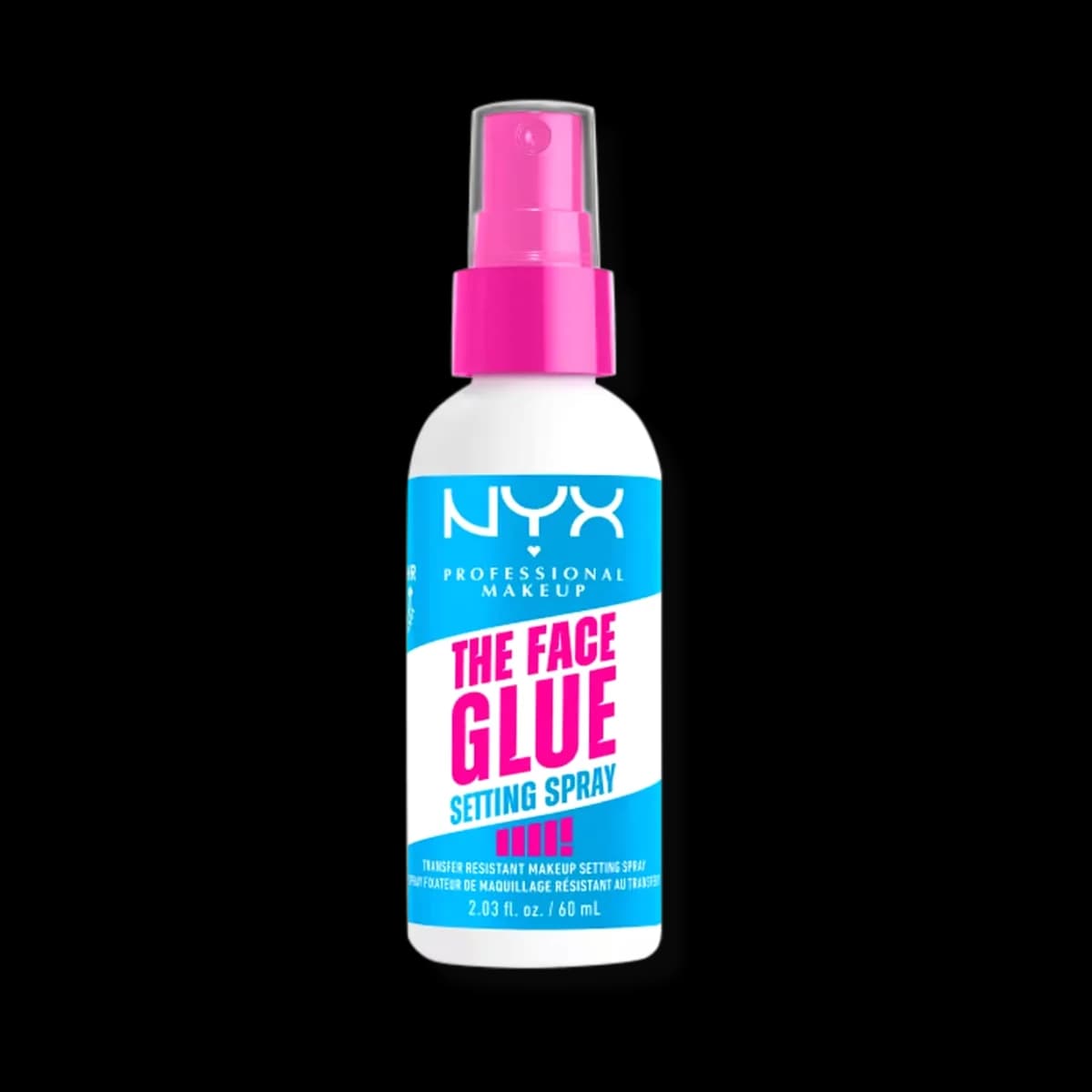 NYX The Face Glue Setting Spray Makeup Setting Spray Up To 24 Hr Wear Transfer Resistant & Waterproof 60Ml